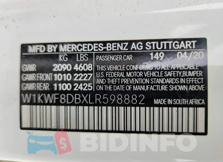 W1KWF8DBXLR598882 Photo# 13