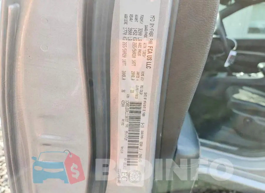1C4RDJDG0LC130727 Photo# 13