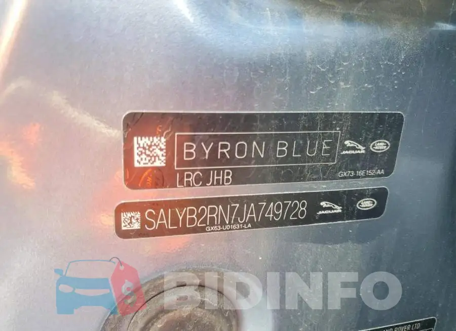 SALYB2RN7JA749728 Photo# 13