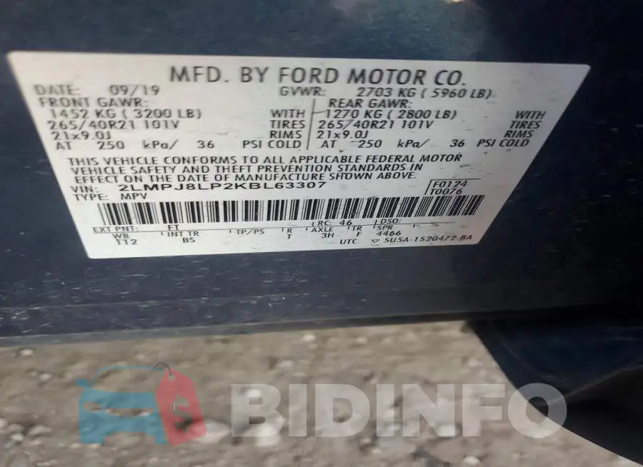 2LMPJ8LP2KBL63307 Photo# 13