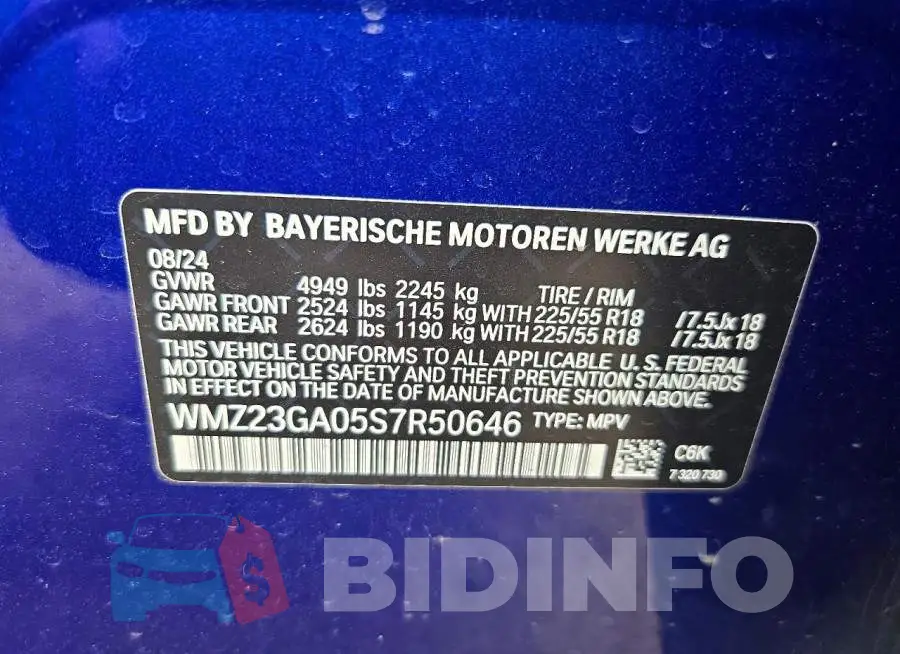 WMZ23GA05S7R50646 Photo# 12