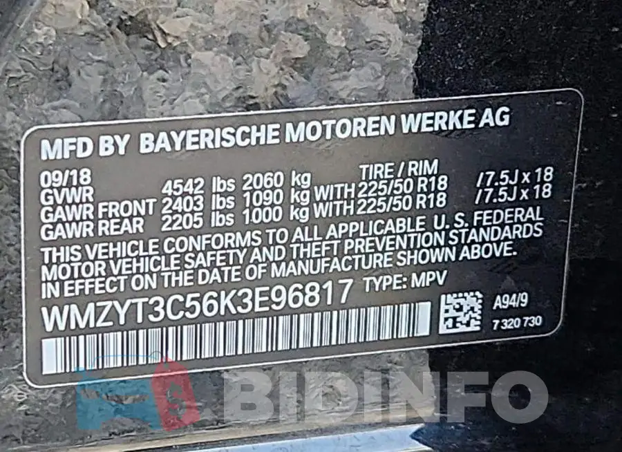 WMZYT3C56K3E96817 Photo# 12