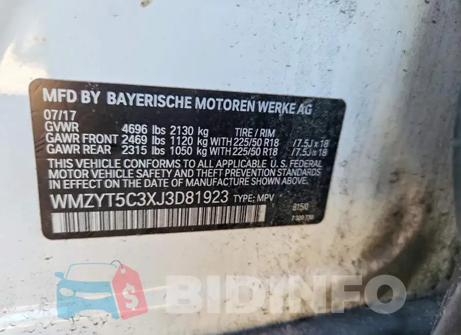 WMZYT5C3XJ3D81923 Photo# 12