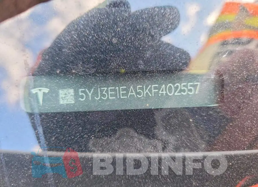 5YJ3E1EA5KF402557 Photo# 12