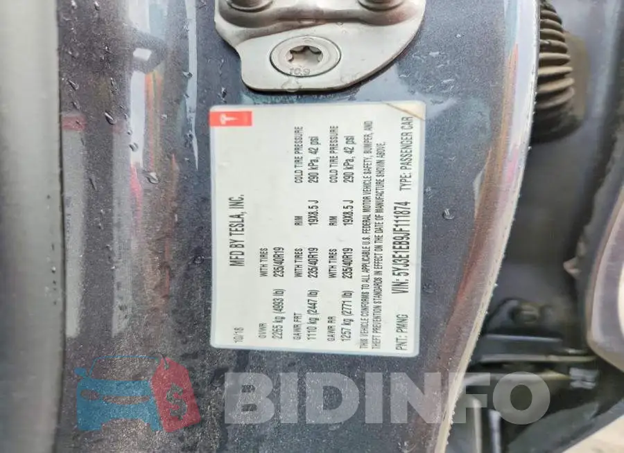 5YJ3E1EB9JF111874 Photo# 12