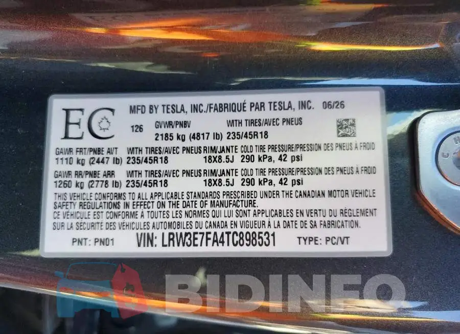 LRW3E7FA4TC898531 Photo# 13