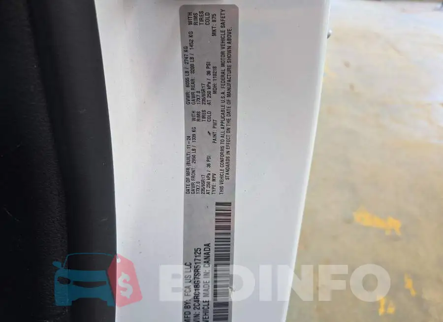 2C4RC1BG7SR517125 Photo# 13