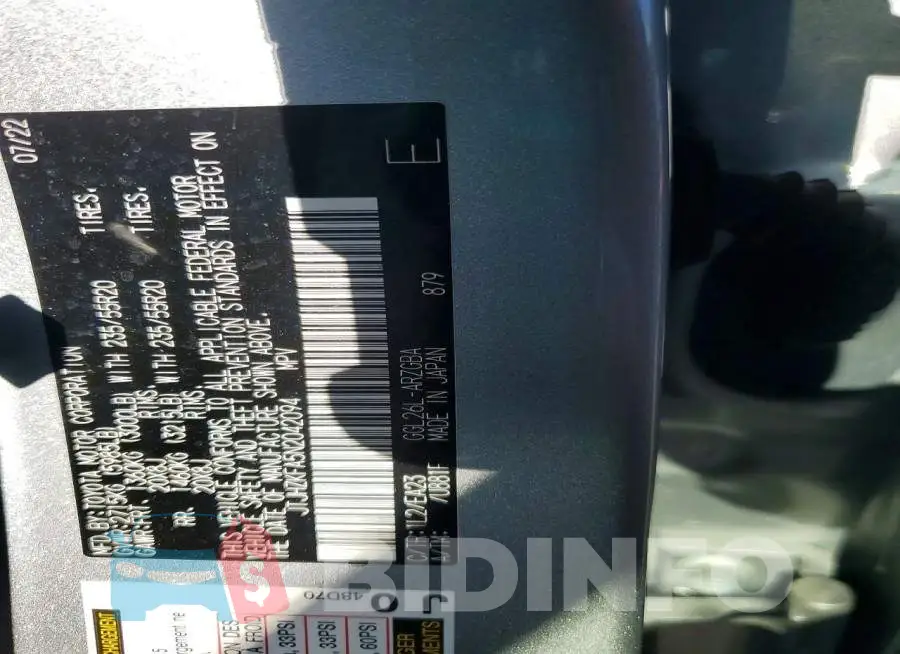 JTJHZKFA5N2042094 Photo# 14
