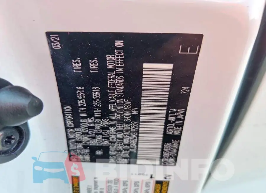 JTJSARBZ5M2192559 Photo# 13