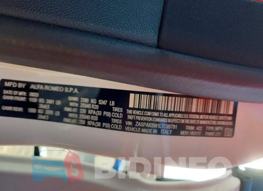 ZASPAKBN1L7C95791 Photo# 12