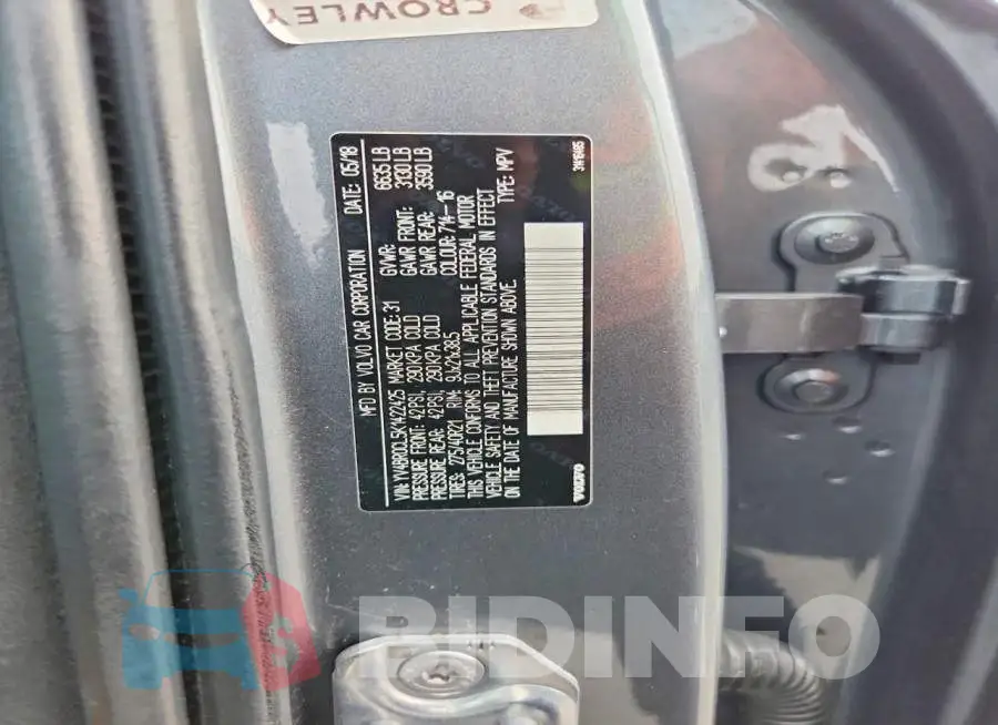 YV4BR0CL5K1422425 Photo# 13