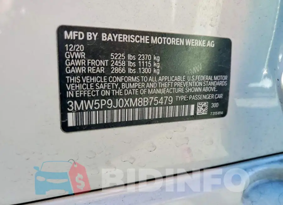 3MW5P9J0XM8B75479 Photo# 12