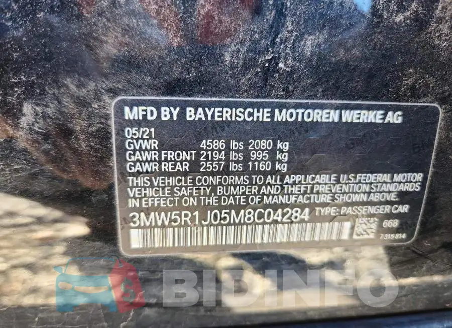 3MW5R1J05M8C04284 Photo# 12