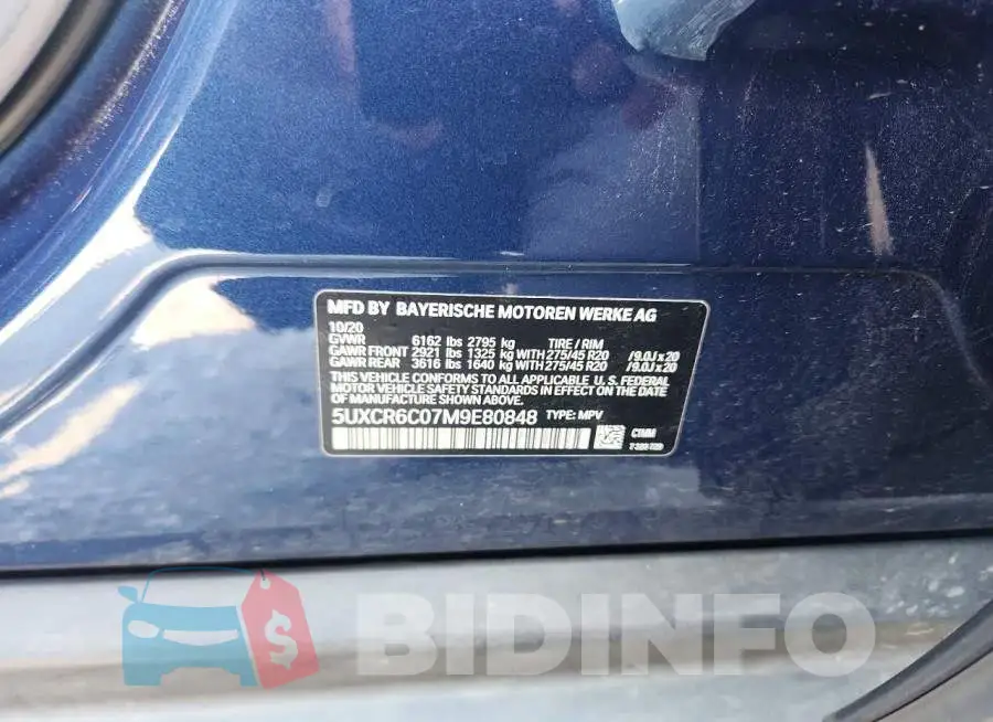 5UXCR6C07M9E80848 Photo# 12