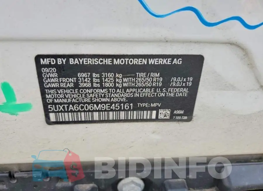 5UXTA6C06M9E45161 Photo# 13