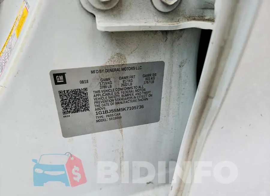 1G1BJ5SM5K7105736 Photo# 12