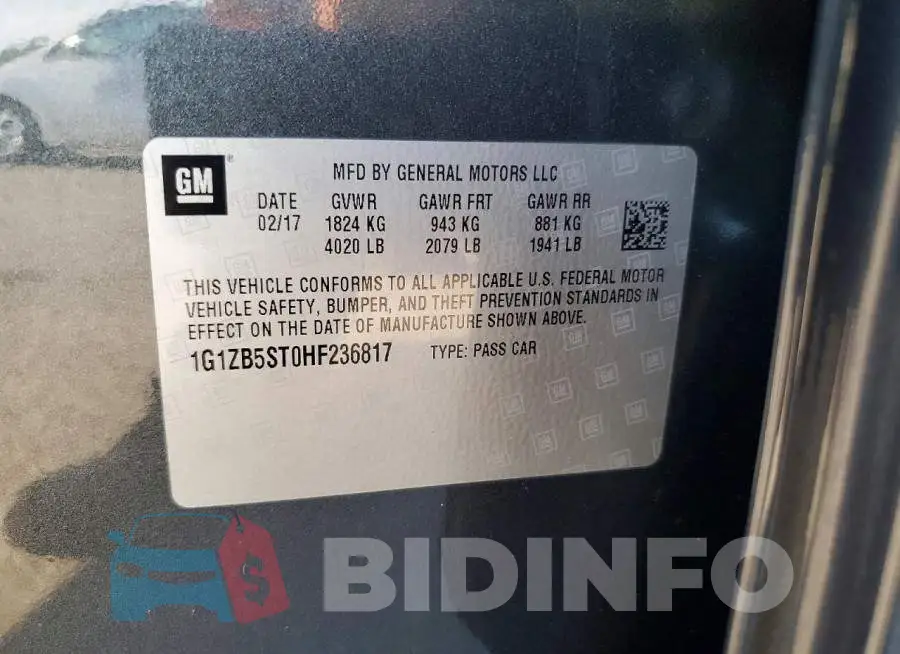 1G1ZB5ST0HF236817 Photo# 12
