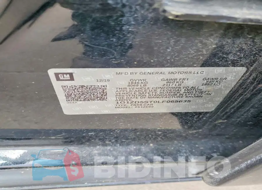 1G1ZD5ST0LF065635 Photo# 12