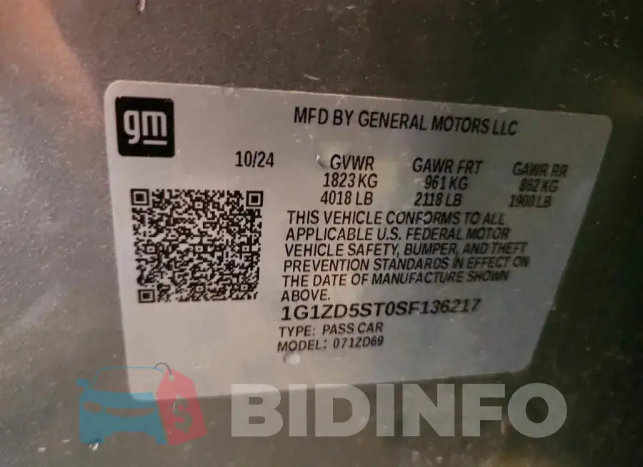 1G1ZD5ST0SF136217 Photo# 12