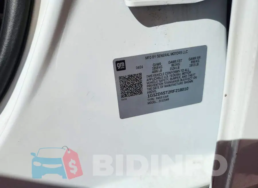 1G1ZD5ST2RF218010 Photo# 12
