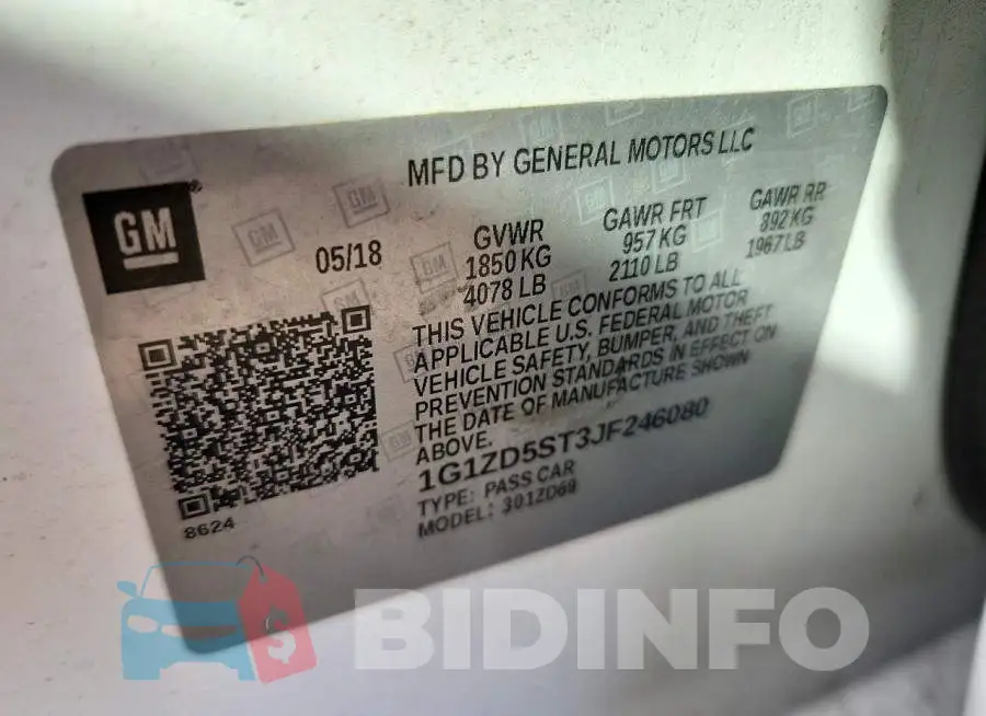 1G1ZD5ST3JF246080 Photo# 12