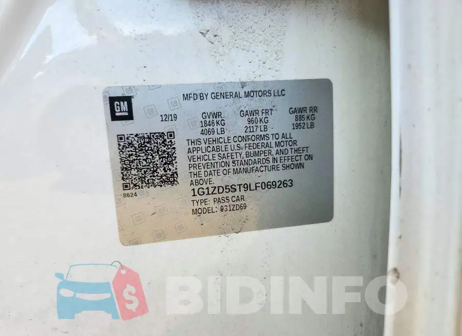 1G1ZD5ST9LF069263 Photo# 12