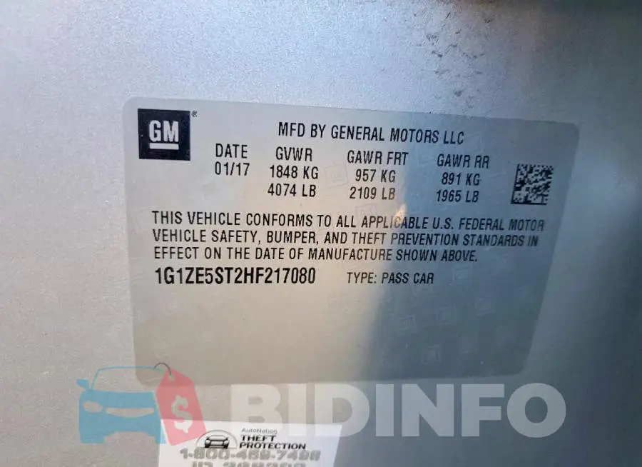 1G1ZE5ST2HF217080 Photo# 12
