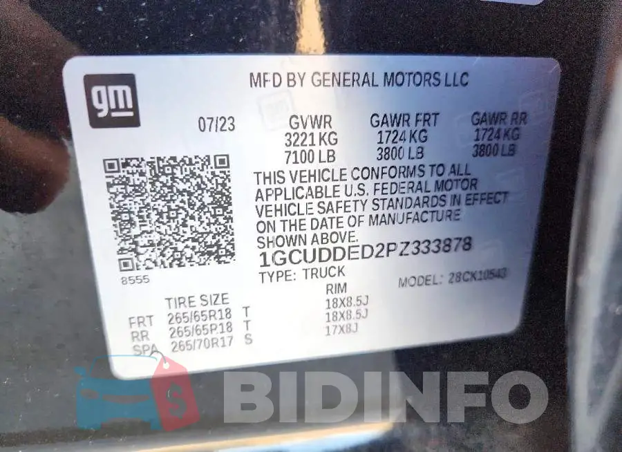 1GCUDDED2PZ333878 Photo# 13