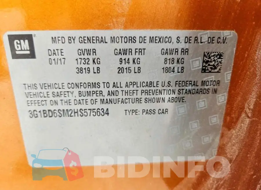 3G1BD6SM2HS575634 Photo# 12