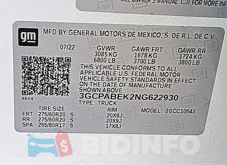 3GCPABEK2NG622930 Photo# 12