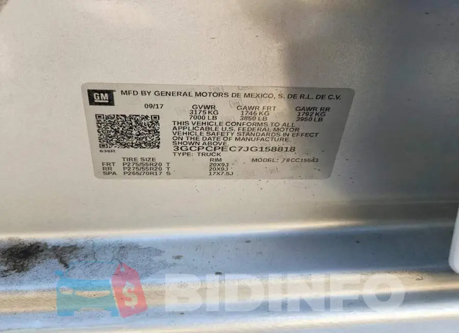 3GCPCPEC7JG158818 Photo# 12
