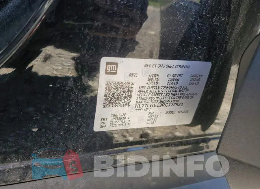 KL77LGE29RC122924 Photo# 12