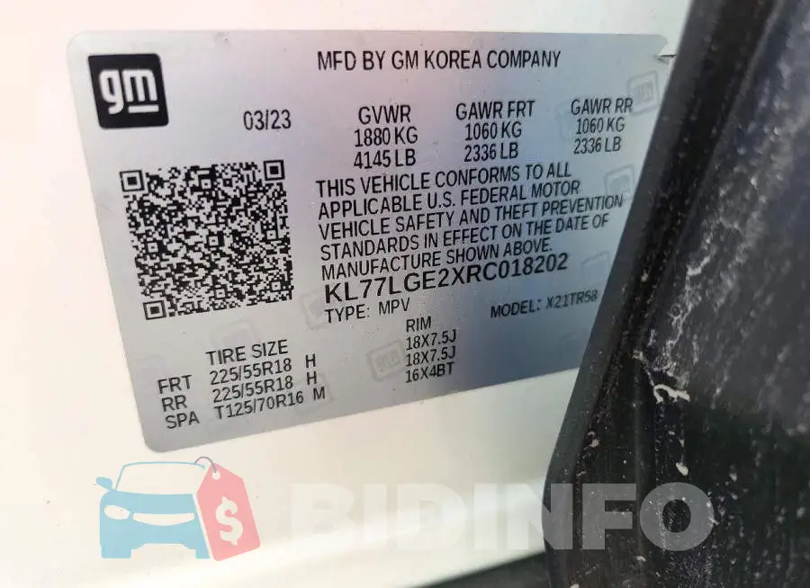 KL77LGE2XRC018202 Photo# 13