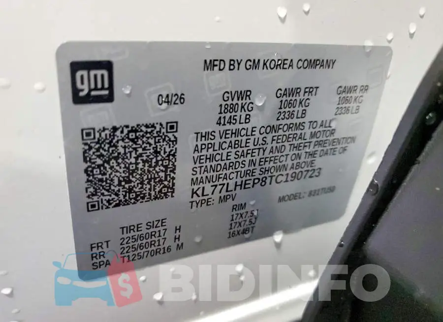 KL77LHEP8TC190723 Photo# 12