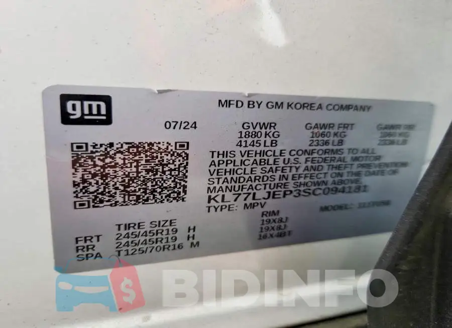 KL77LJEP3SC094181 Photo# 13