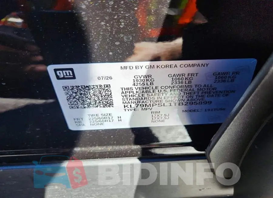KL79MPSL1TB295899 Photo# 13