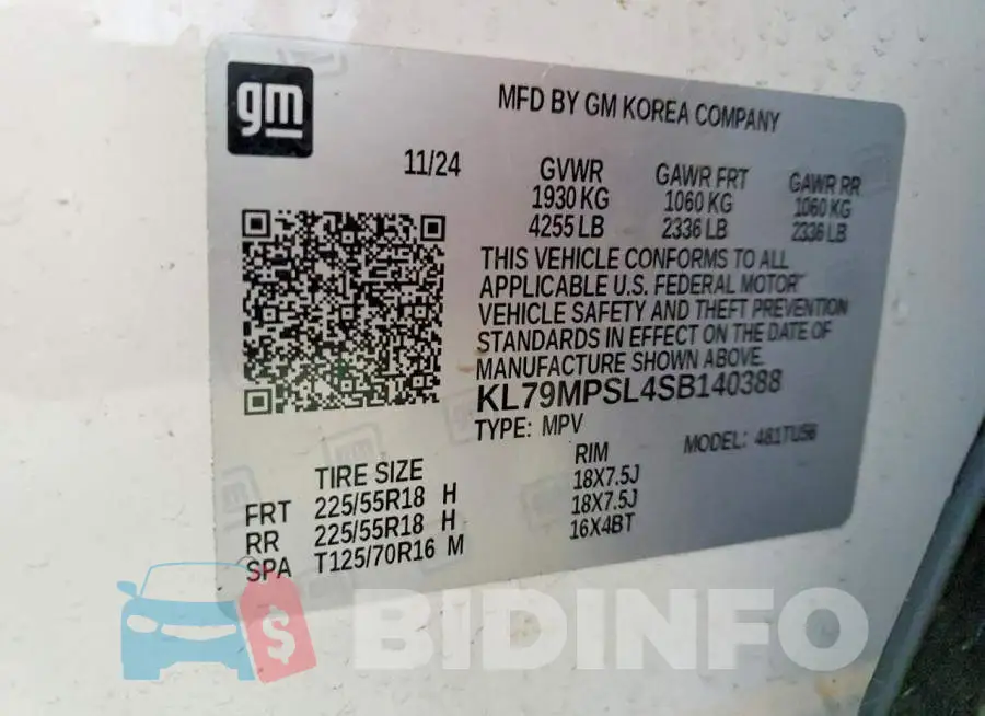 KL79MPSL4SB140388 Photo# 13