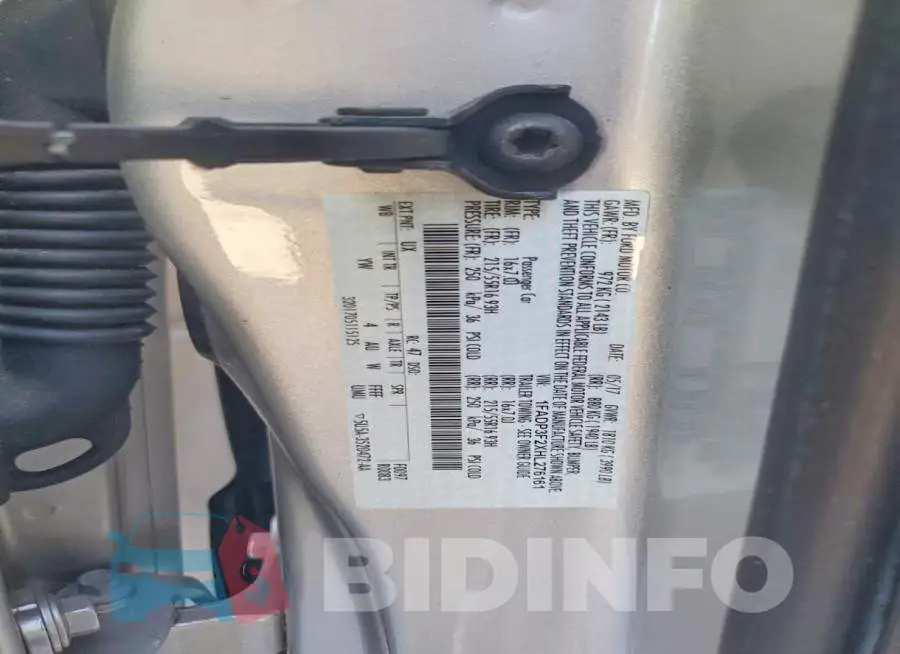 1FADP3F2XHL276161 Photo# 12