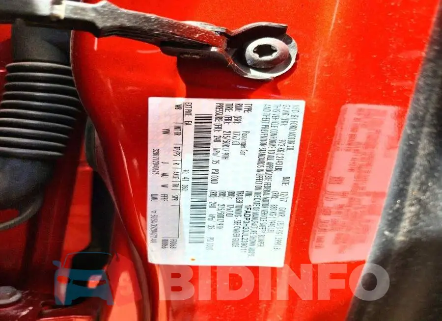 1FADP3H20JL239011 Photo# 12