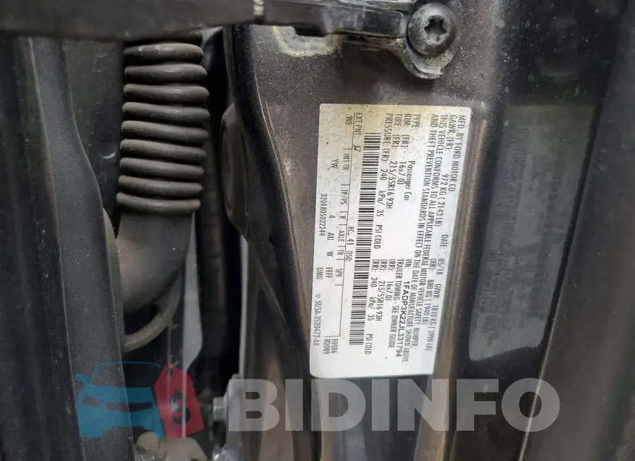 1FADP3K22JL331794 Photo# 13