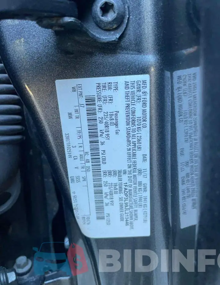 1FADP3L99JL213446 Photo# 10