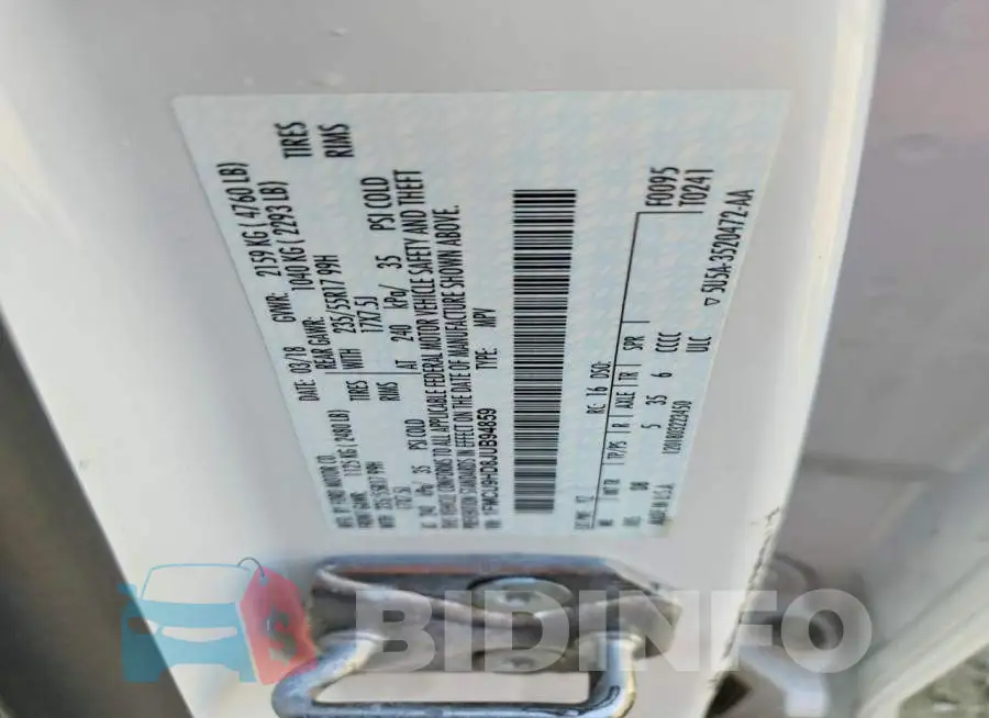 1FMCU9HD8JUB94859 Photo# 13