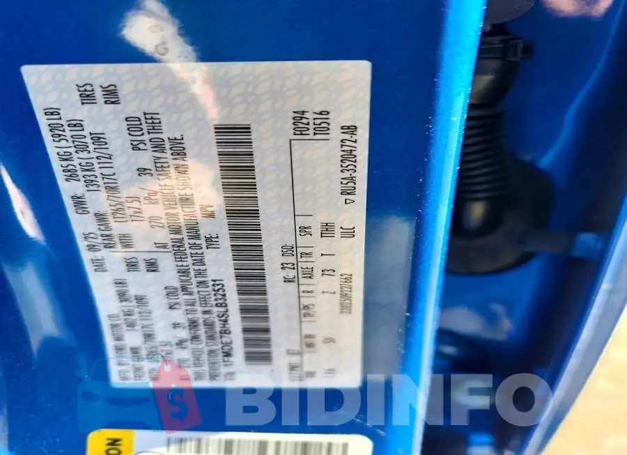 1FMDE7BH4SLB32531 Photo# 13
