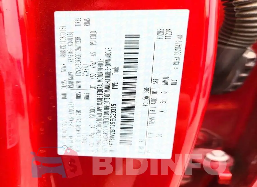 1FT8W2BT2SEC20315 Photo# 12