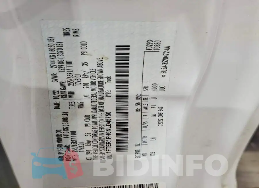 1FTER1FH6NLD45750 Photo# 12