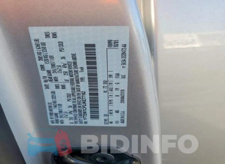 1FTEW1CP2JKE77182 Photo# 12