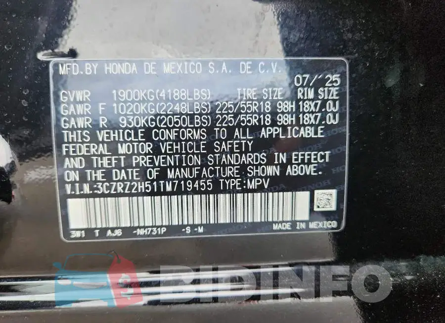 3CZRZ2H51TM719455 Photo# 13
