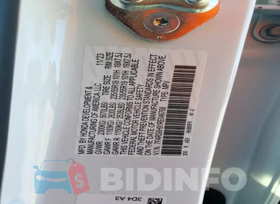 7FARS6H91RE046768 Photo# 12