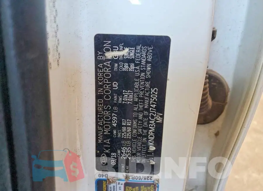 KNDPM3AC2J7475025 Photo# 14