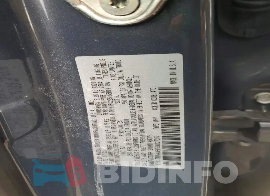 7MMVAAEW5SN137057 Photo# 13